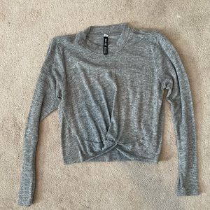 Design Lab mock neck long sleeve shirt